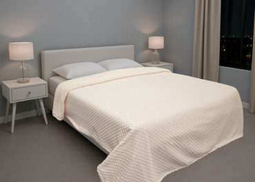 Edredón Dot Matrimonial Beige