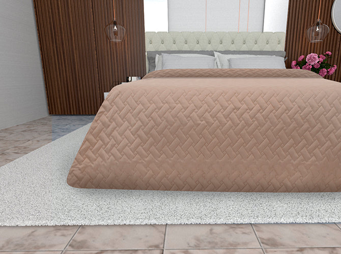Edrecolcha Croasant Sobrecamero Caqui Colchas