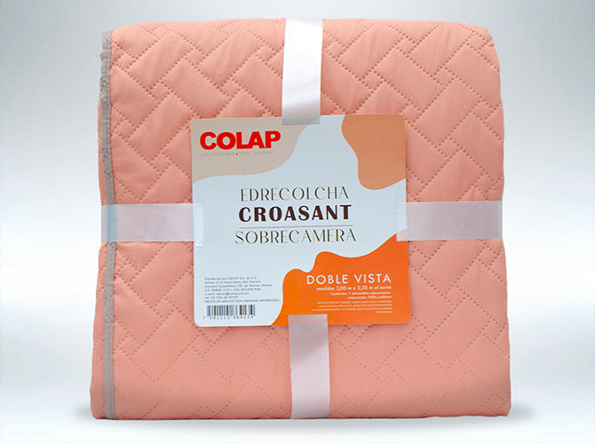 Edrecolcha Croasant Sobrecamero Coral Colchas