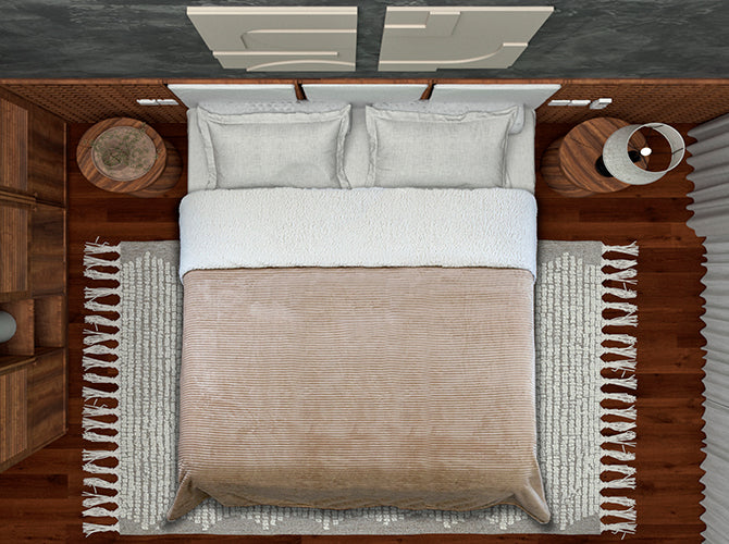 Edredón King Size Bonded Stripe