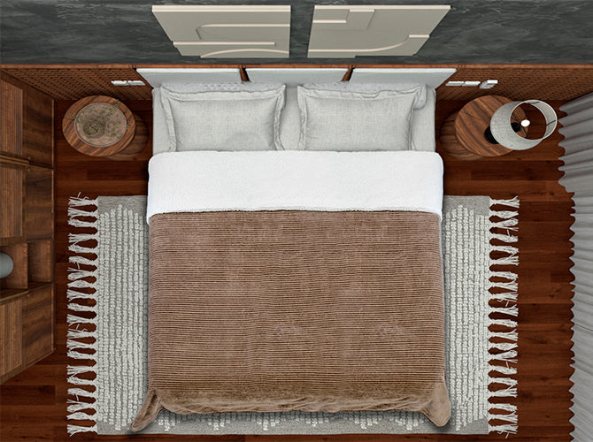 Edredón King Size Bonded Stripe