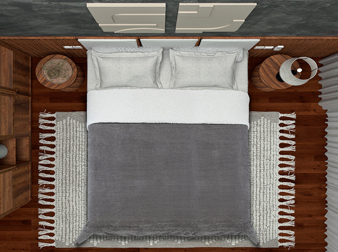 Edredón King Size Bonded Stripe