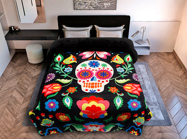 Edredón Matrimonial Chingón Calavera Edredones