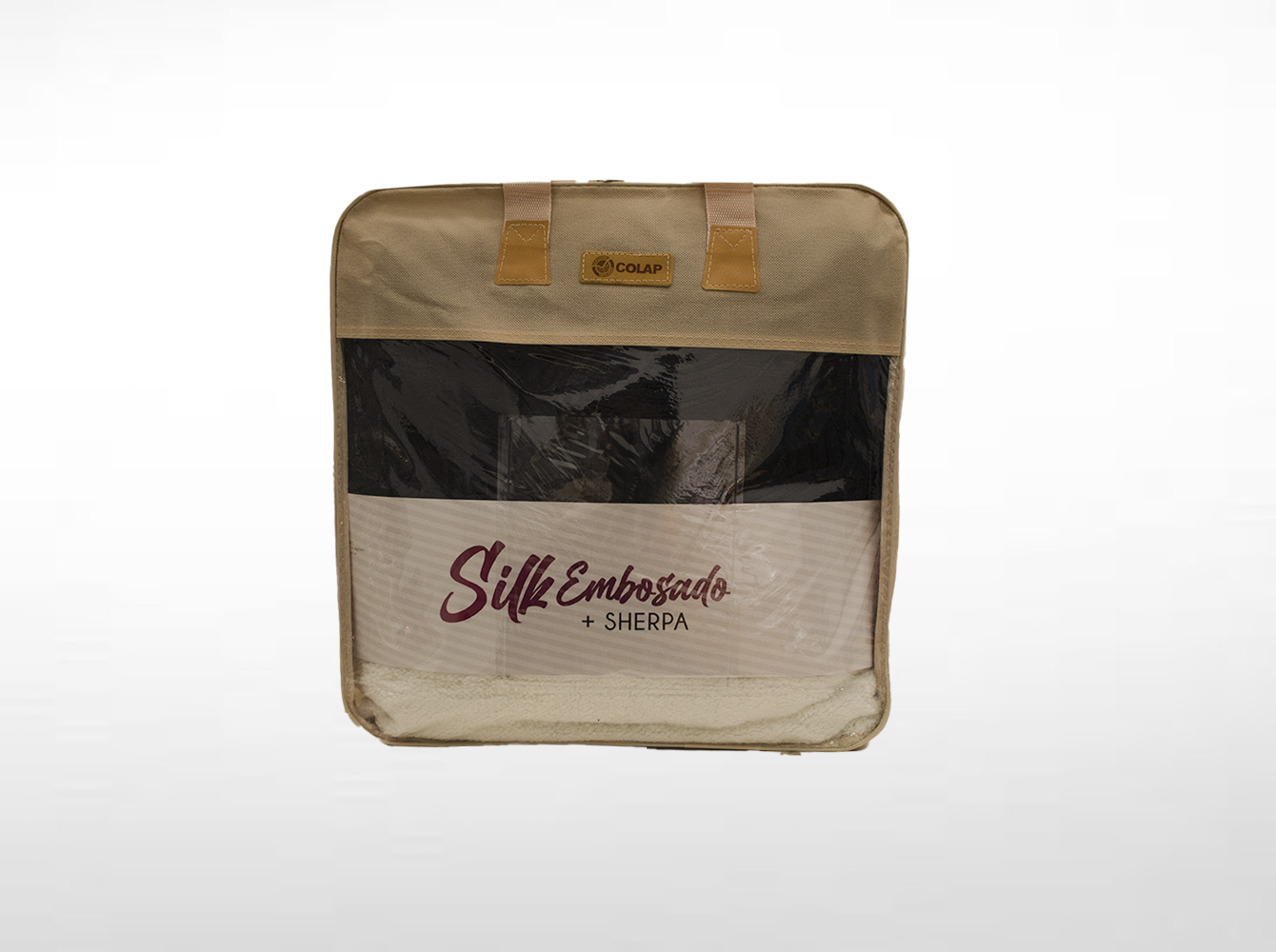 Cobertor Silk Embozado Matrimonial Negro Paisley Cobertor