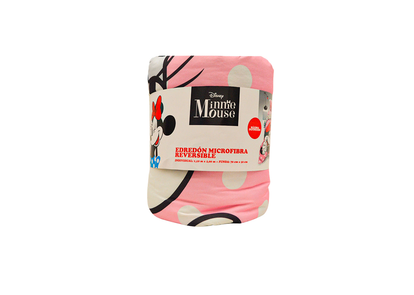 Edredón Microfibra Individual Minnie Rosa Baby