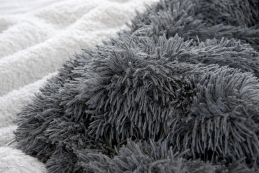 Colcha Peluda Bonded Sobrecamero Oxford