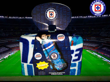 Frazada Divertida Cruz Azul Frazadas