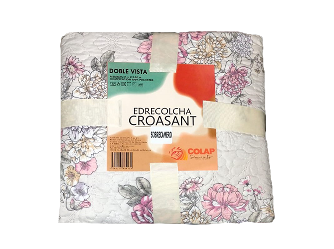 Edrecolcha Croasant Sobrecamero Flores