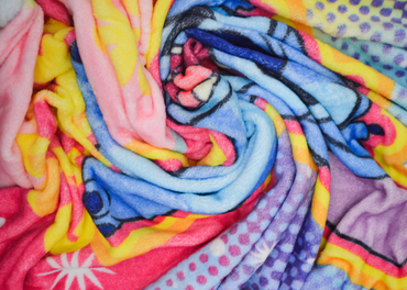 Frazada Disney Baby Rachel Silk Stitich Azul