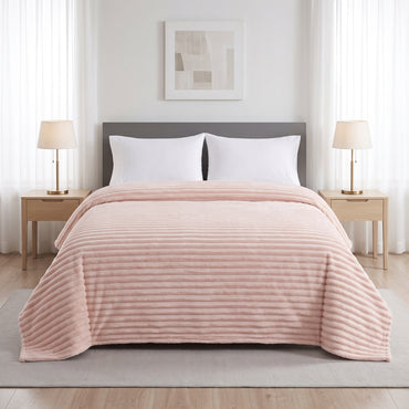 Cobertor Zanjas King Size Rosa