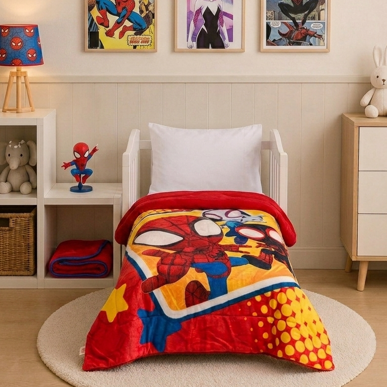 Edredón Cunero Borrego Spidey