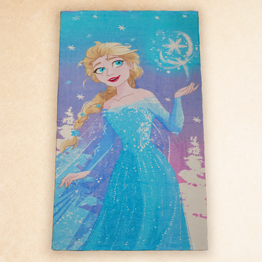 TOALLA 1/2 BAÑO FOZEN ELSA