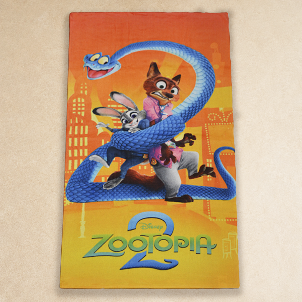 TOALLA 1/2 BAÑO ZOOTOPIA 2