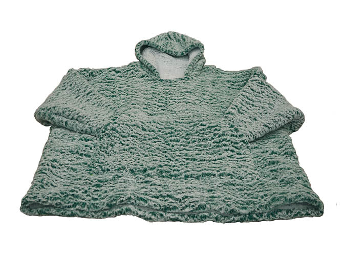Hoodie Borrego Nevado Verde Capas