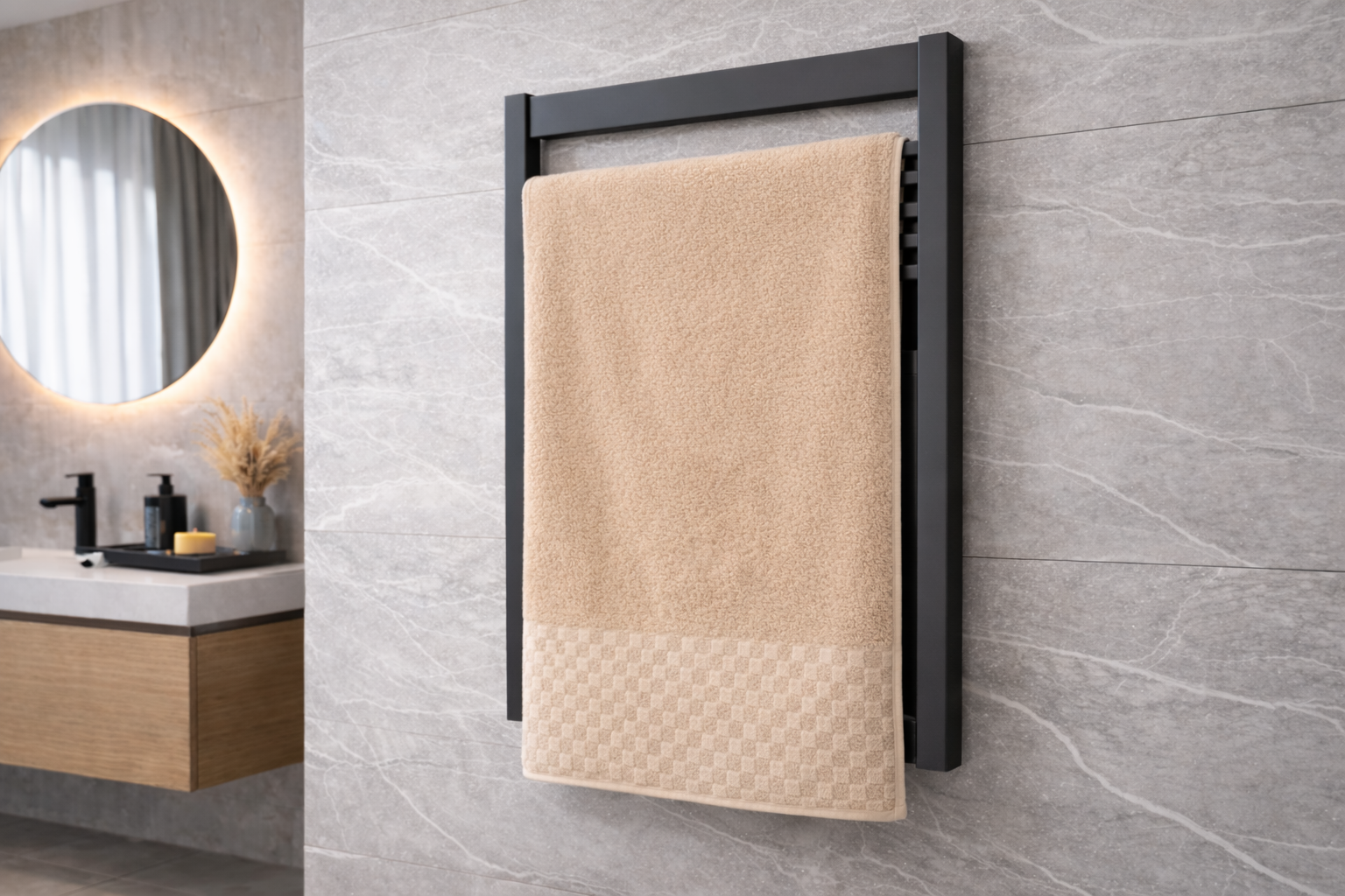 Toalla Medio Baño Lehotel Beige