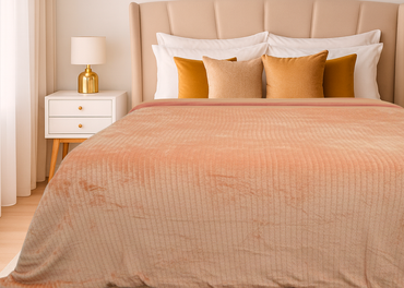 Edredón Borrego Lehotel King Size Camel