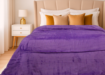 Edredón Borrego Lehotel King Size Lila