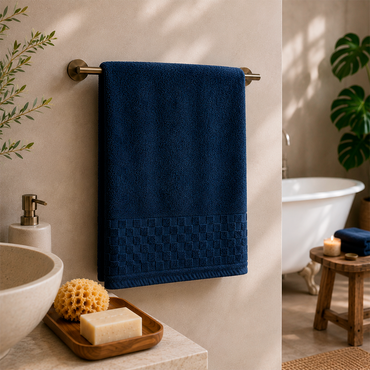 Toalla Medio Baño Lehotel Azul