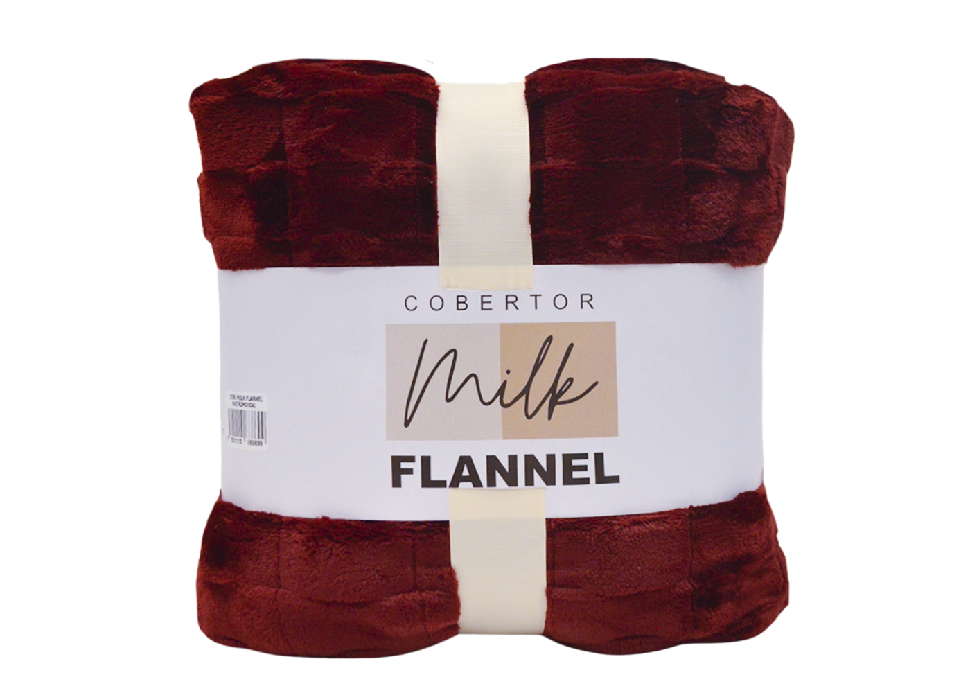 Cobertor Milk Flannel Matrimonial Vino