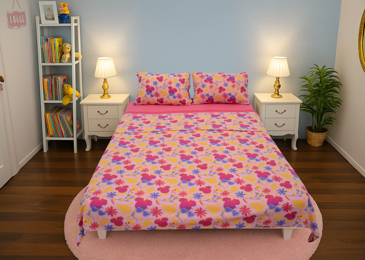 Sábana Polar Matrimonial Minnie