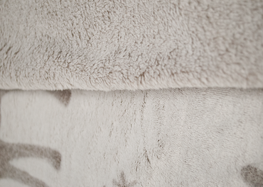 Cobertor Nevado Matrimonial Ciervo Gris