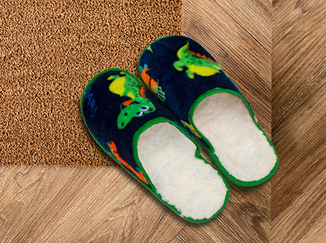 Pantuflas Unisex S Dinosaurios