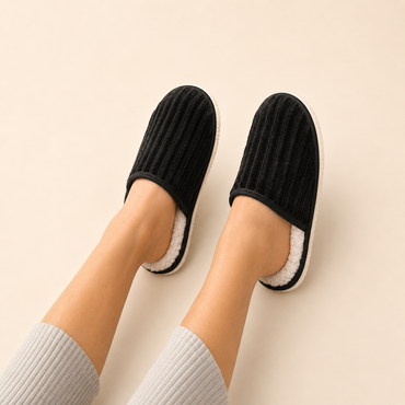 Pantuflas Unisex Negro