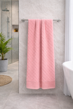 Toalla Baño Completo Romi Rosa
