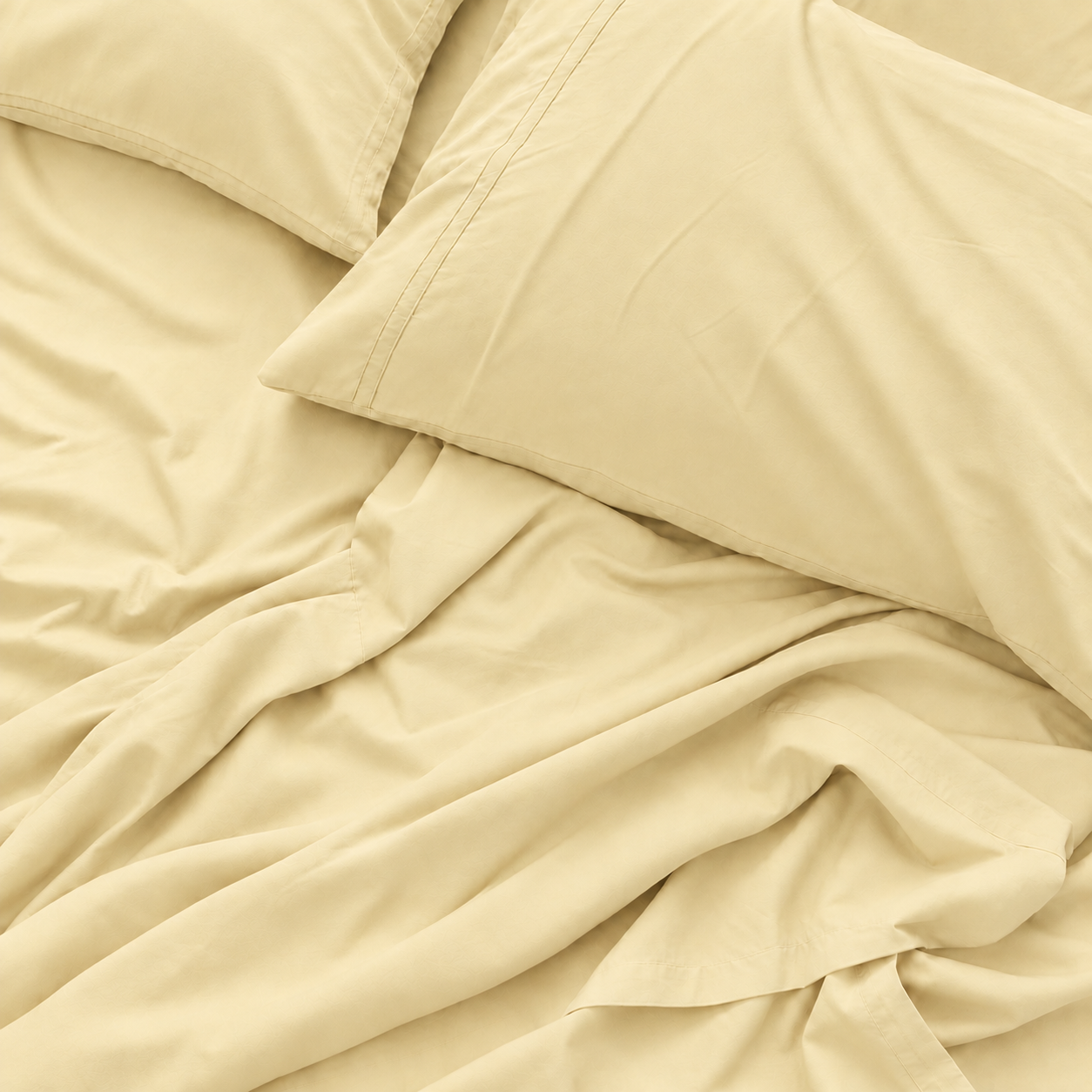 Juego de Sábana Matrimonial Crema
