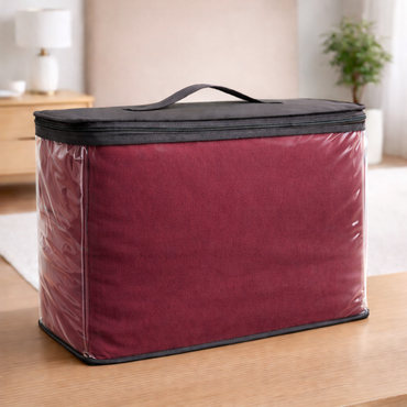 Juego de Sábanas Polar Matrimonial Vino