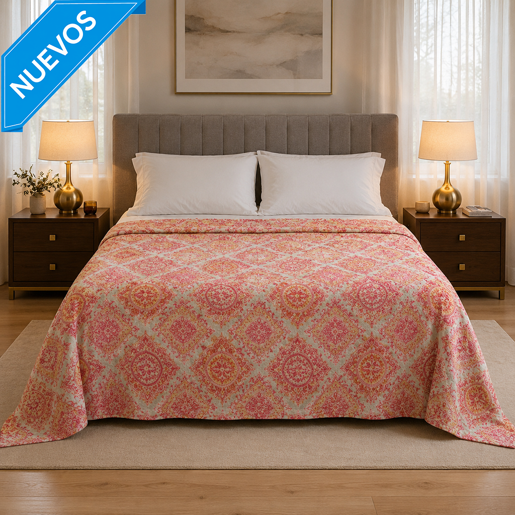 Cobertor Silk Estampado Senna