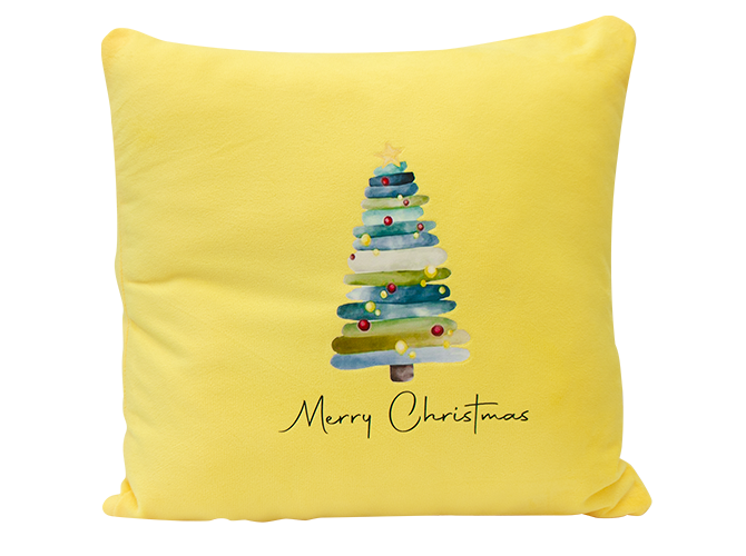 Set Cojín Navideño Amarillo