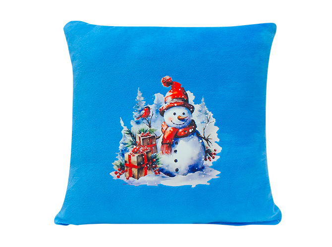 Set Cojín Navideño Azul