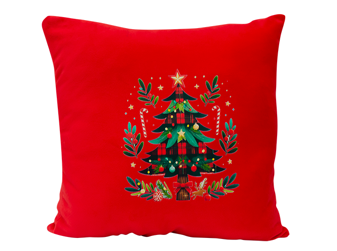 Set Cojín Navideño Rojo