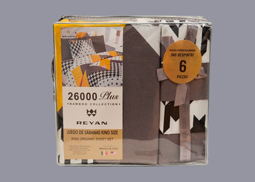 Sábanas Bambú King Size Puntos Gris