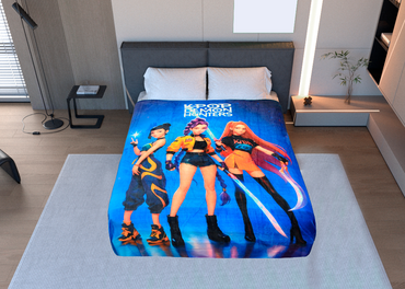 Cobertor Rachel Silk Matrimonial K Pop Demon Hunters