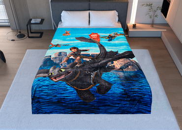 Cobertor Rachel Silk Matrimonial Cómo Entrenar A Tu Dragón