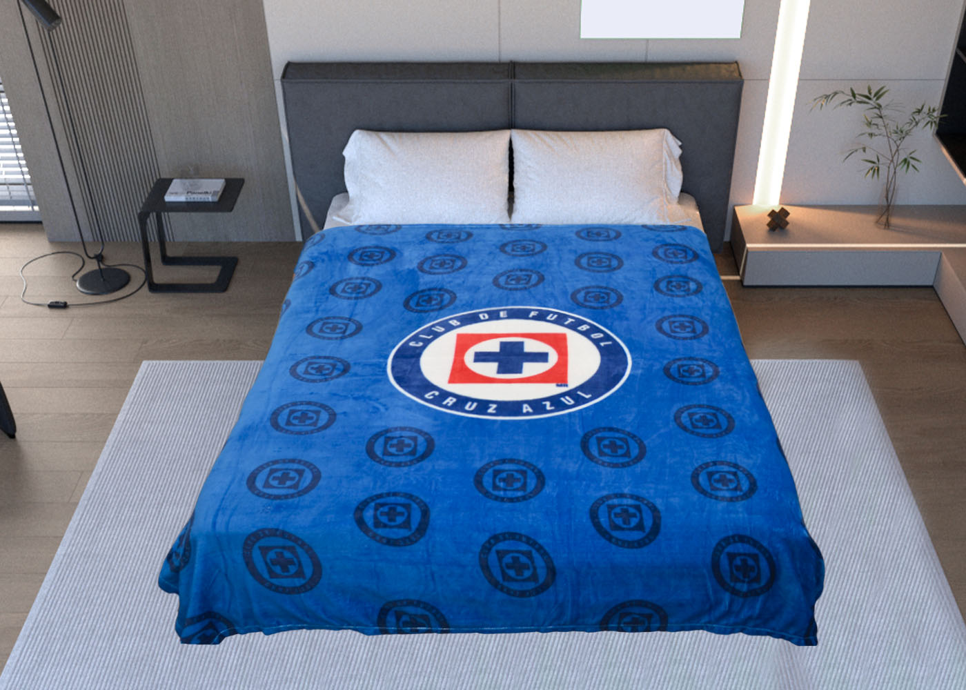 Cobertor Matrimonial Rachel Silk Cruz Azul La Máquina
