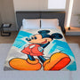 Cobertor Rachel Silk Matrimonial Mickey Azul
