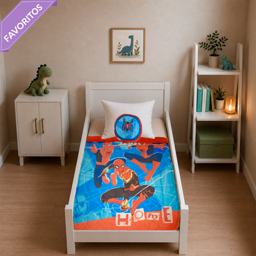 Cobertor Baby Borrego + Shape Baby Spiderman