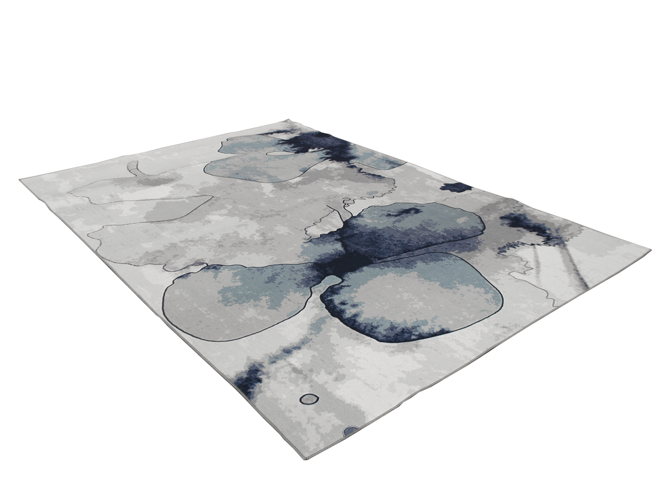 Tapete Decorativo Flor Beige