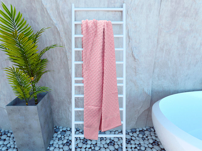 Toalla Baño Completo Romi Rosa