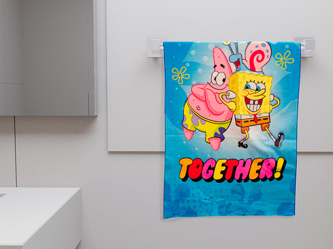 Toalla Cotton Mix Bob Esponja Toalla