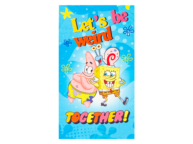Toalla Cotton Mix Bob Esponja Toalla
