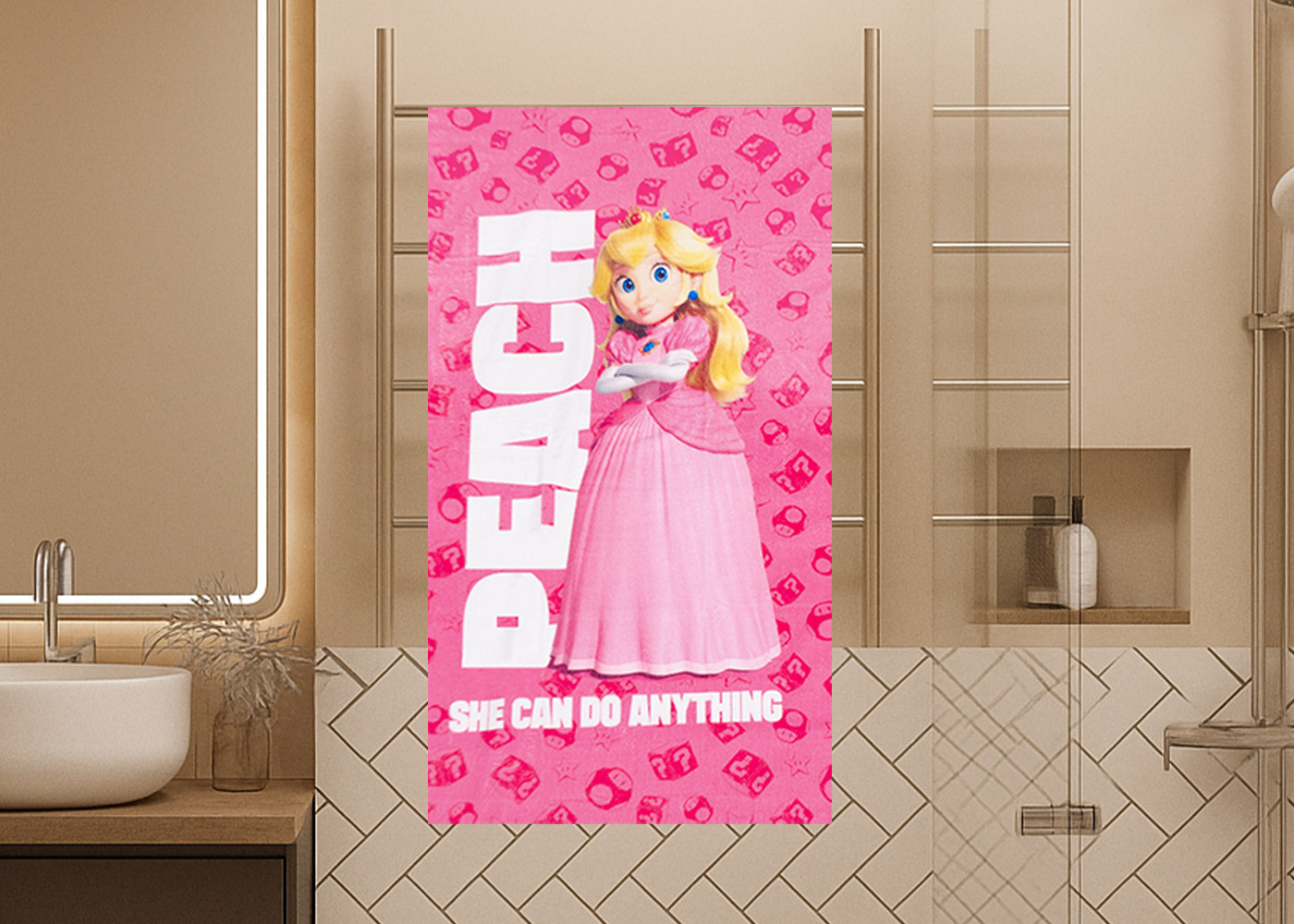 Toalla Cotton Mix Peach