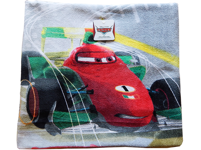 Toalla Medio Baño Disney Cars Formula Toallas