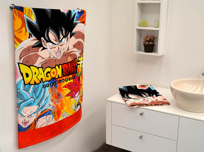 Toalla Medio Baño Dragon Ball Toallas