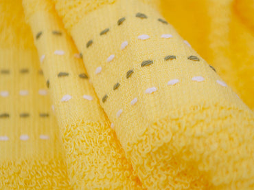 Toalla Medio Baño Leslie Amarillo Toallas