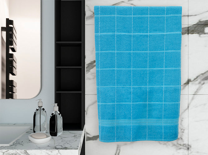 Toalla Medio Baño Leslie Turquesa Toallas