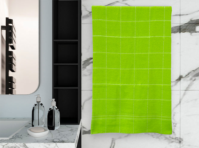 Toalla Medio Baño Leslie Verde Toallas